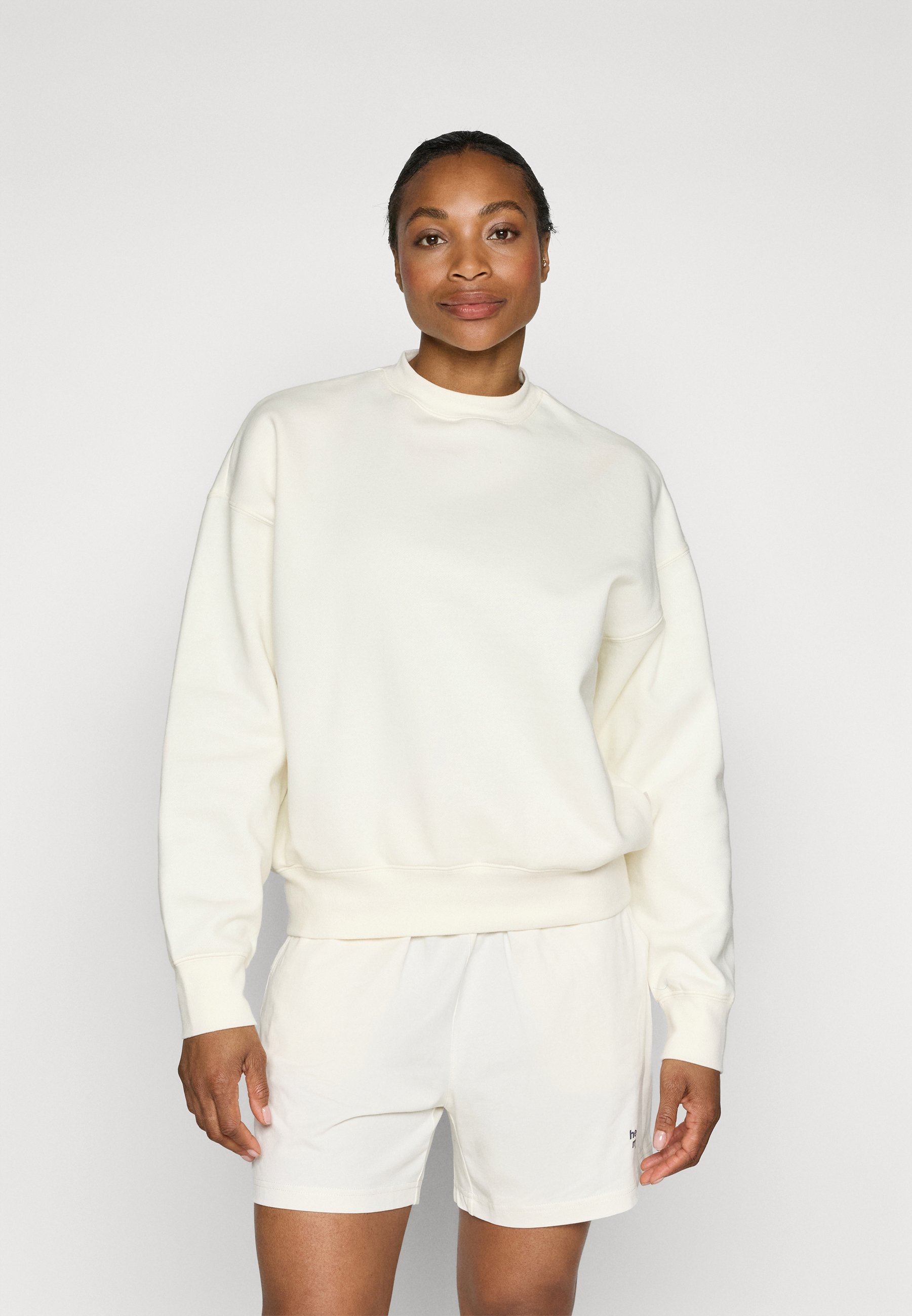 Felpa Björn Borg STUDIO OVERSIZED - color crema cannoli
