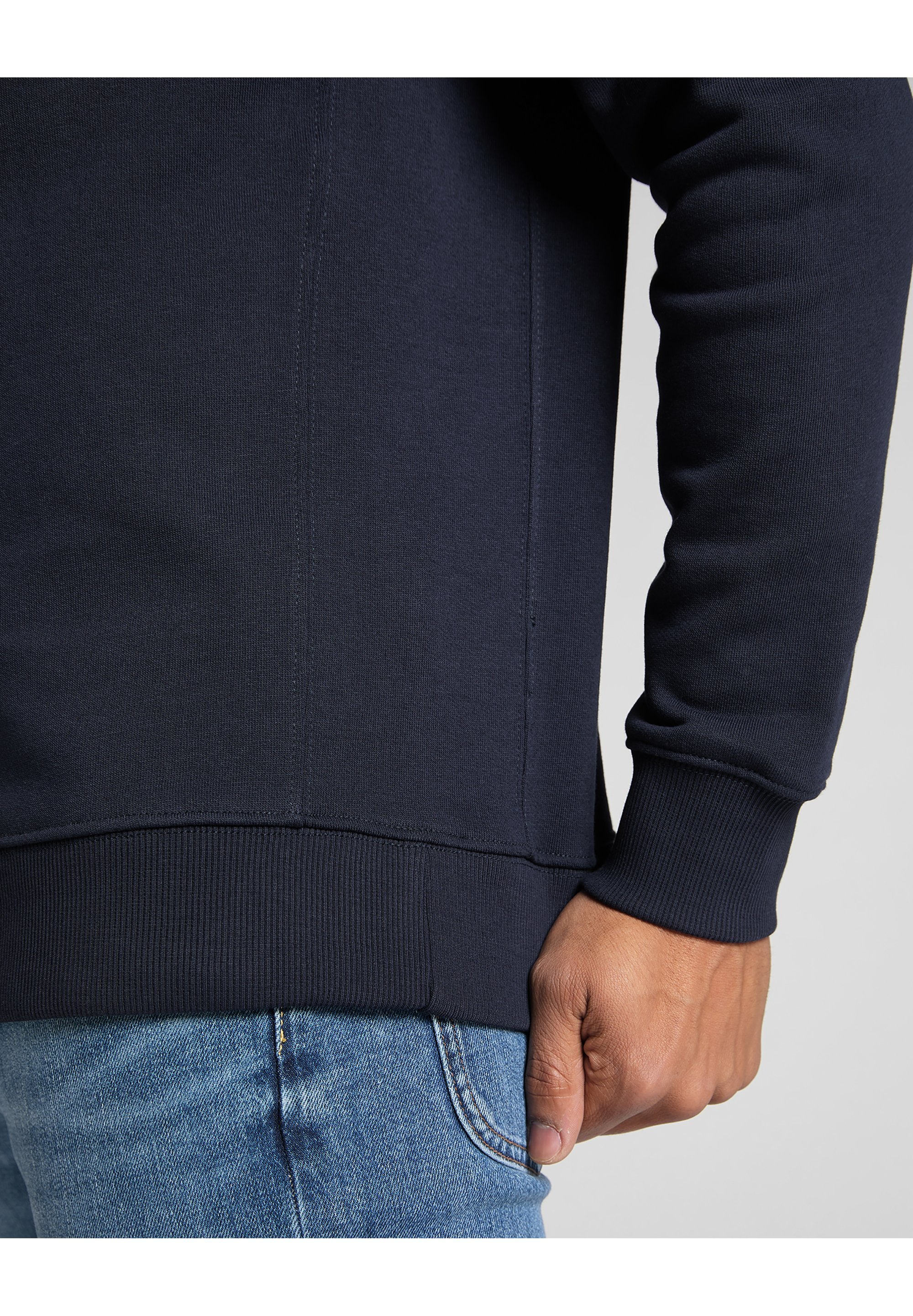 Felpa Lee PLAIN CREW SWS - blu scuro
