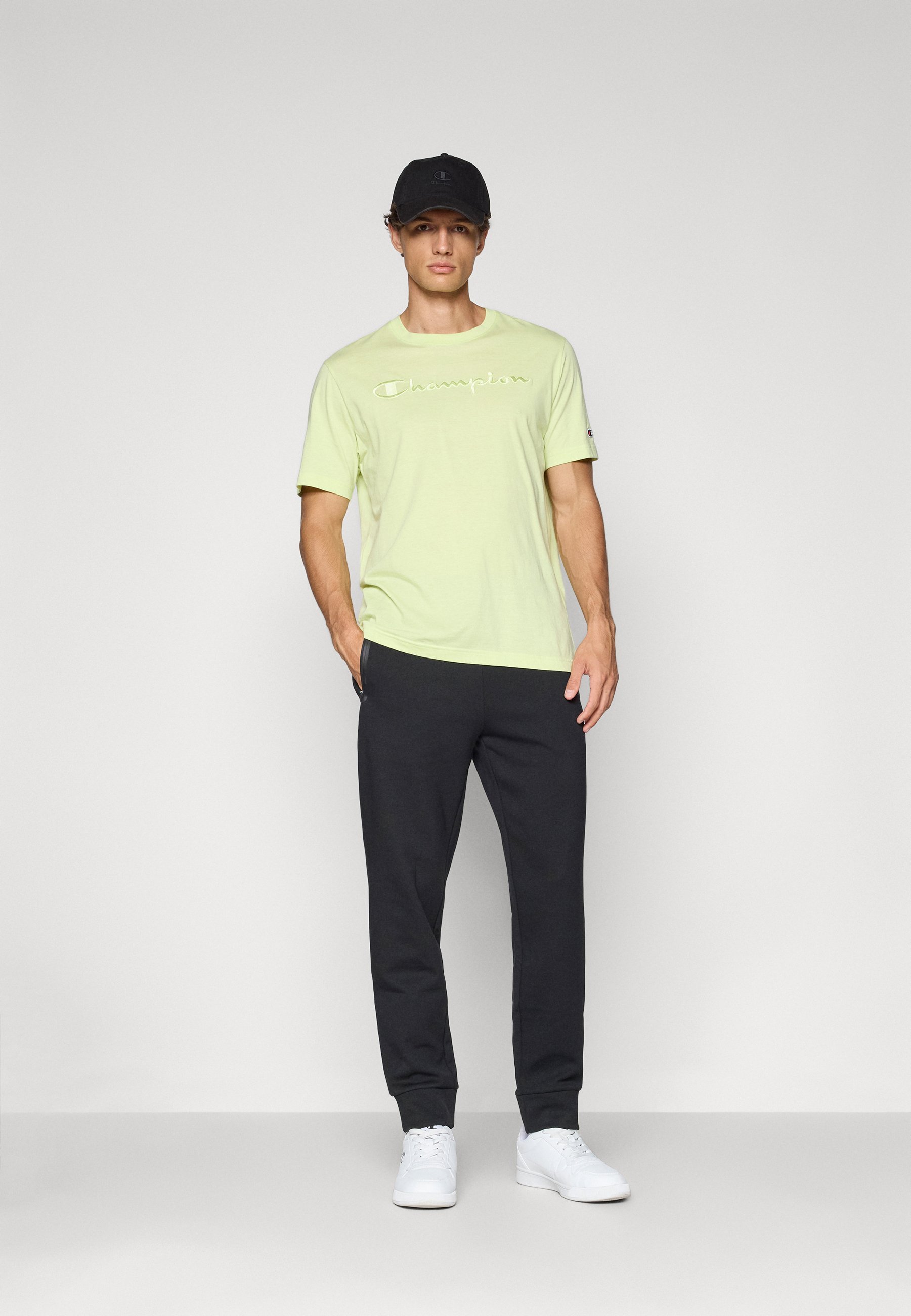 Pantaloni Champion C-TECH con risvolto - Pantaloni da tuta - neri