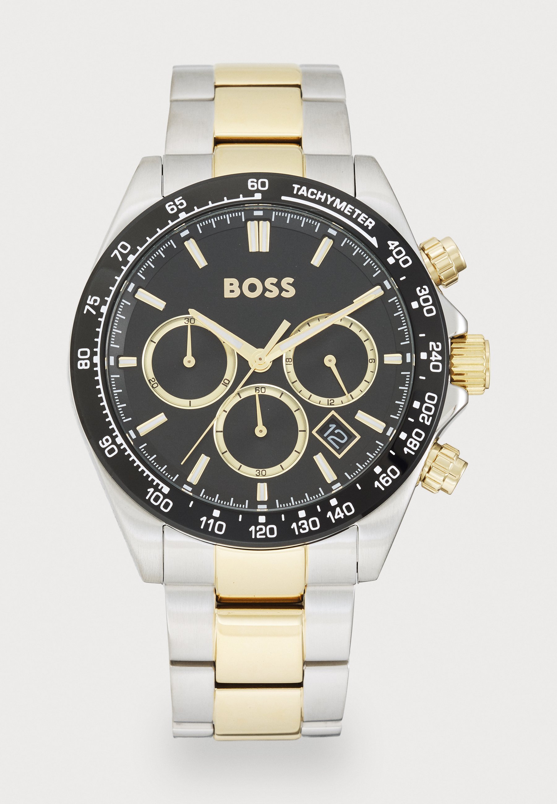 BOSS HERO - Chronograafhorloge - zilverkleurig/goudkleurig/zwart