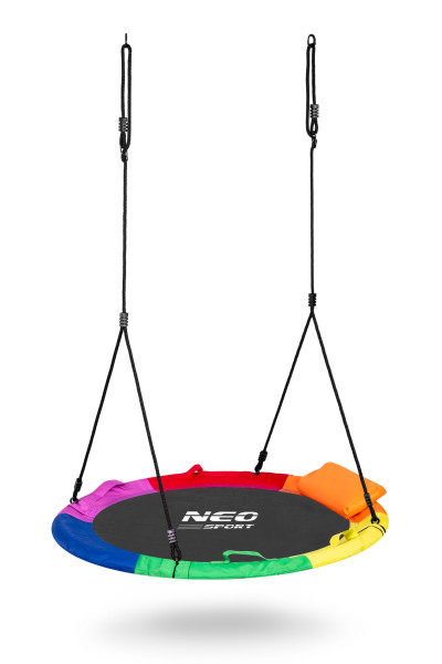 Huśtawka ogrodowa bocianie gniazdo 105 cm Neo-Sport Swingo   poduszka