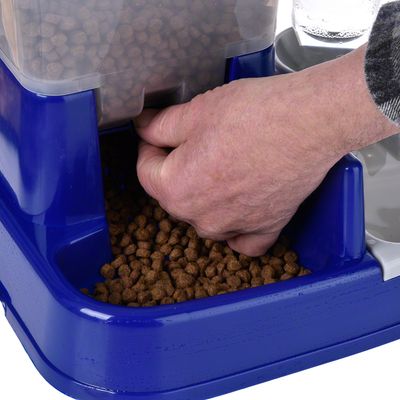 Distributeur d'eau et de nourriture 2 en 1