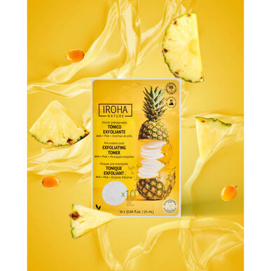 Iroha Nature Impregnált Disc AHA PHA Hámlasztó Toner Világosító Disc Vegán 1 db 1 db