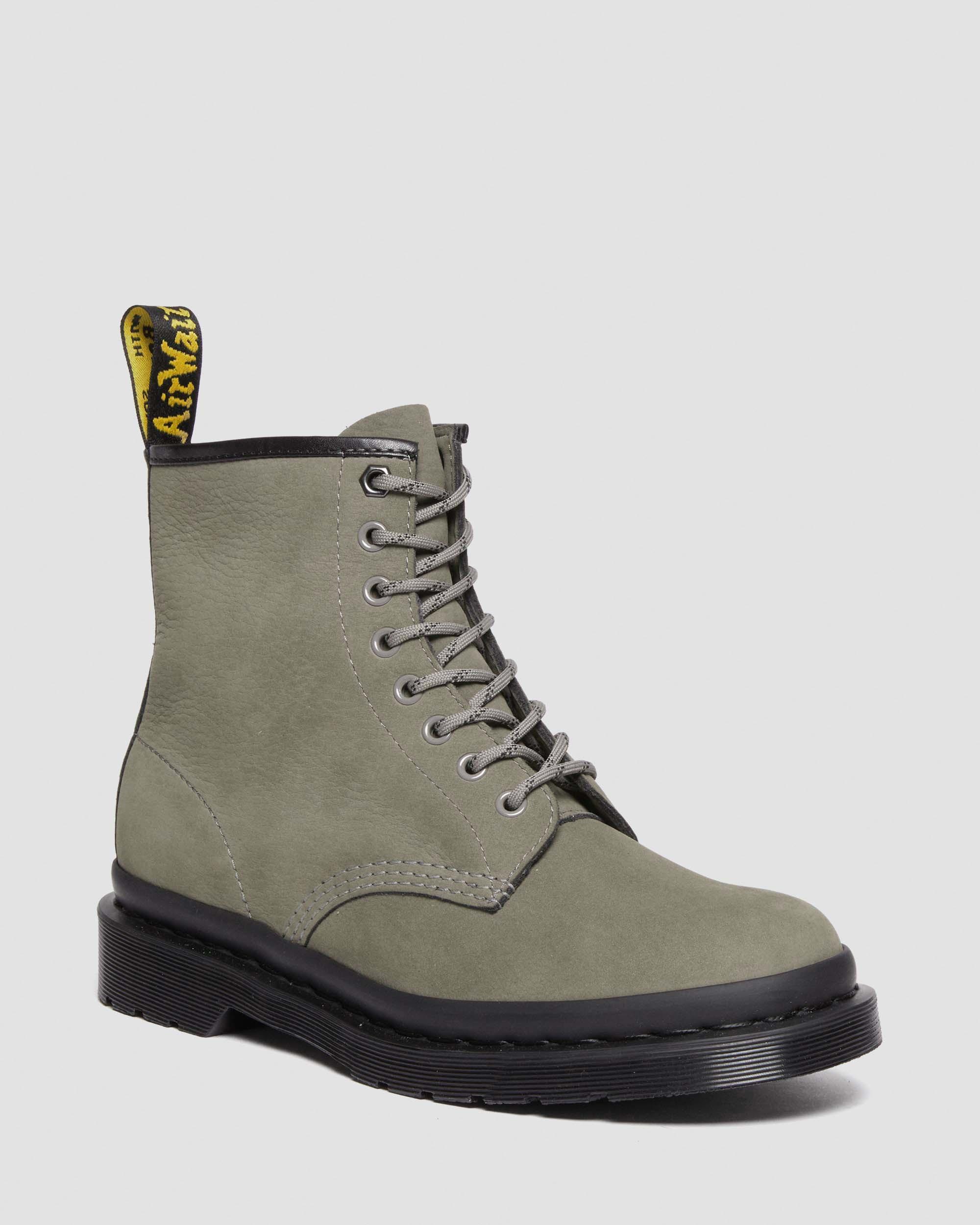 1460 Milled Nubuck Leather Lace Up Boots
