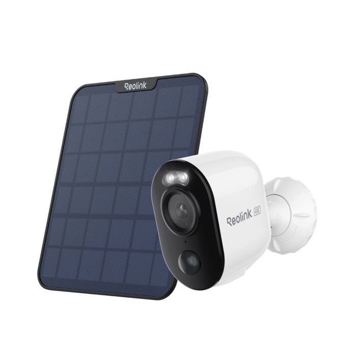 Reolink 4K 8MP bewakingscamera, 2,4/5 GHz wifi, buitenbatterij, slimme functies, kleuren nachtzicht, + zonnepaneel