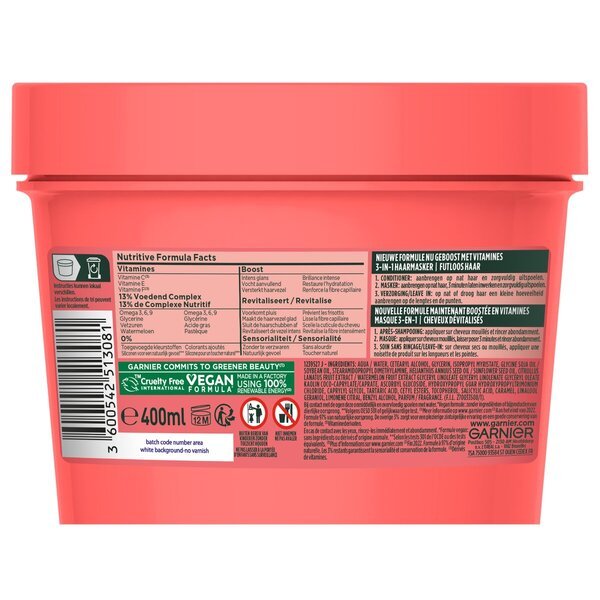 Garnier Fructis Lubenica Hair Food 3-u-1 maska za kosu 400ml
