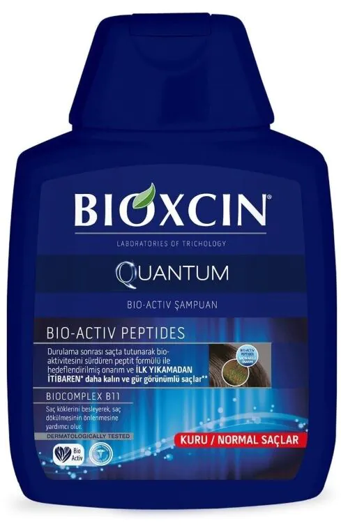 Bioxcin Szampon przeciw wypadaniu włosów z bio aktywnymi peptydami do włosów normalnych i suchych