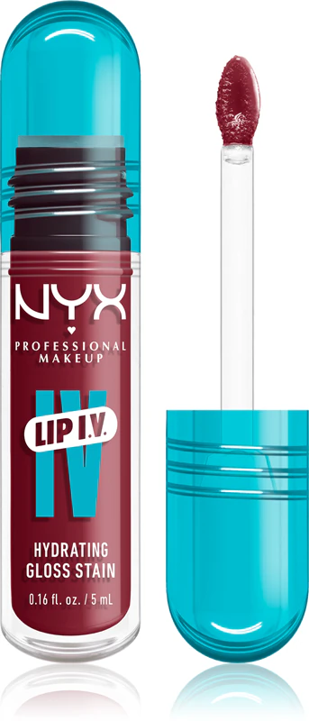 NYX Professional Makeup Lip IV gloss labial hidratante de longa duração