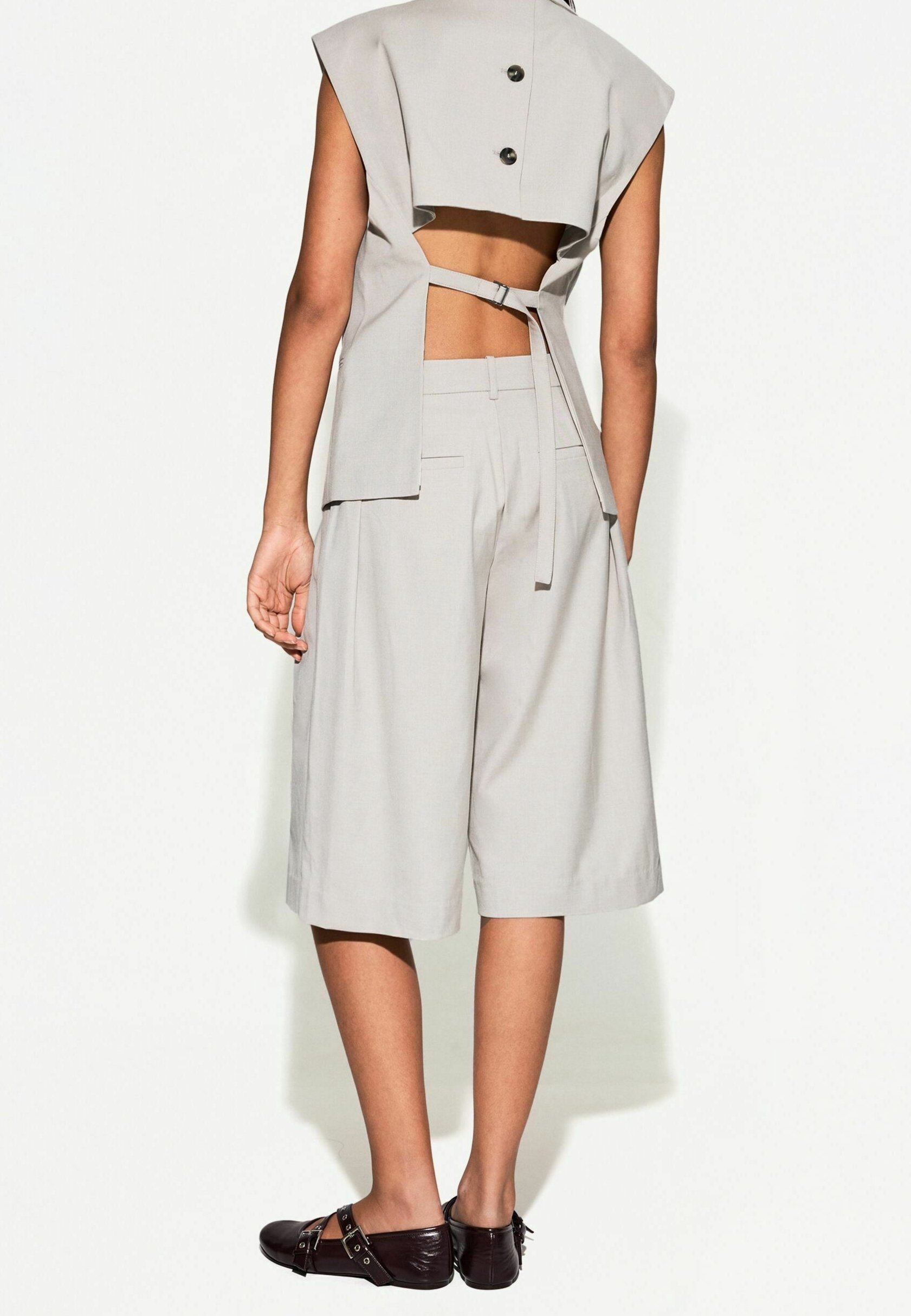 Gilet Bershka - gris foncé