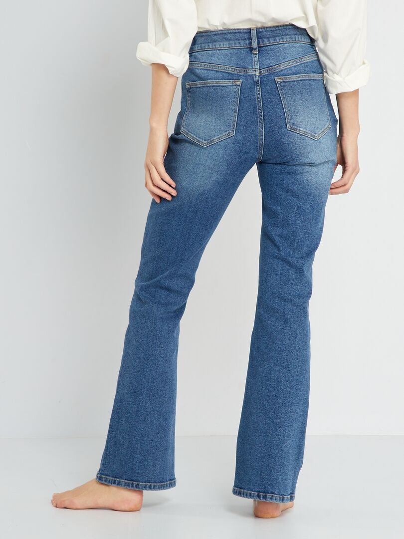 Pantalones vaqueros acampanados - Talla L32 - Azul