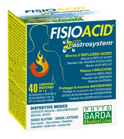 PHYTO GARDA Phyto Garda Fisioacid 40 comprimés à croquer Reflux et acidité