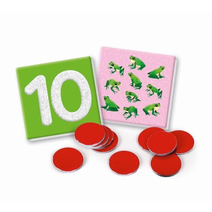 Montessori - Clementoni - Tactile Numbers - Educational Number Learning Game - 10 Rough Number Cards - Ages 3+