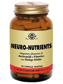 SOLGAR Solgar Neuro-Nutrients 30 taimset kapslit Mälu ja keskendumisvõime