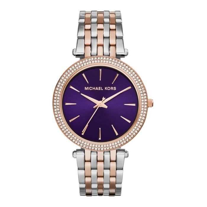 Watch - Michael Kors - MK3353 - Quartz - Stainless Steel - 39 mm - Multicolor Purple