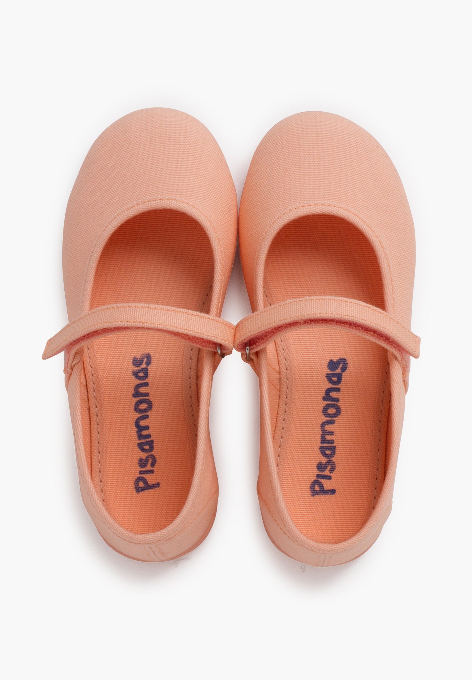 Pisamonas MERCEDITAS CINTA ADHESIVA FINO - Ballerines à bride cheville - melocotón