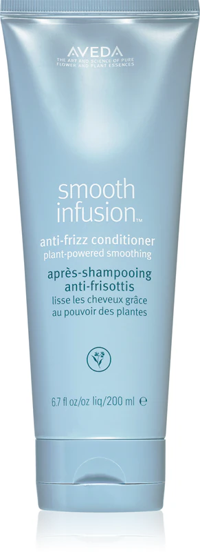 condicionador antifrizz Aveda Smooth Infusion™ suaviza o frizz e a estática dos cabelos.