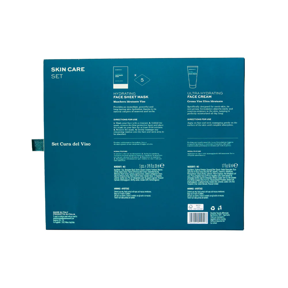 Viso Skin Care set - Crema viso uso quotidiano, Crema Dopobarba