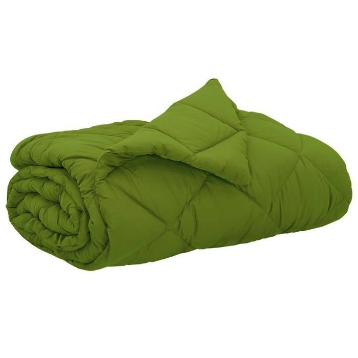 Edredón de verano - VIDAXL - Individual - Verde - 240 x 260 cm - Microfibra (100% poliéster)