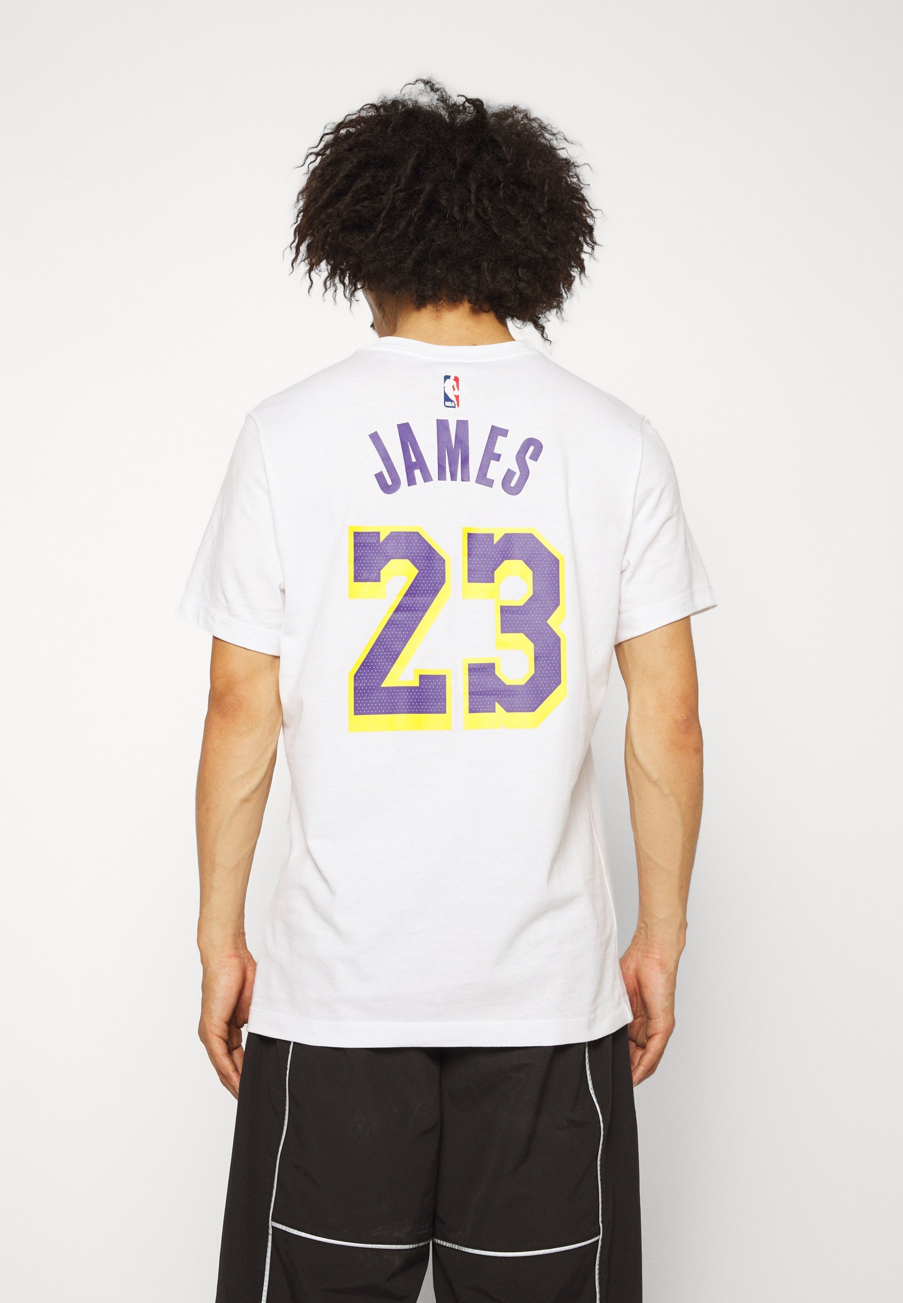 Nike Performance NBA Los Andželo „Lakers“ LeBron James marškinėliai - Klubo apranga - balti