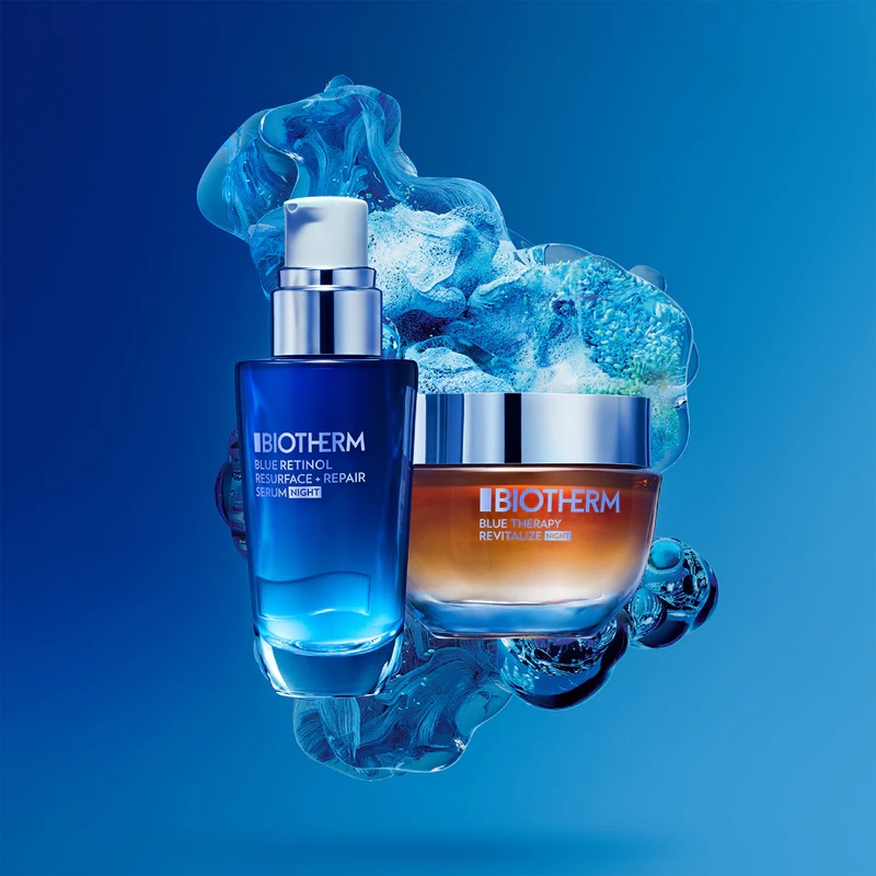 Biotherm Blue Therapy Amber Algae Revitalize Night atgaivinamasis naktinis kremas