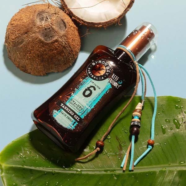 Byron Bay Australia Kokosový opalovací olej SPF 6, 200 ml