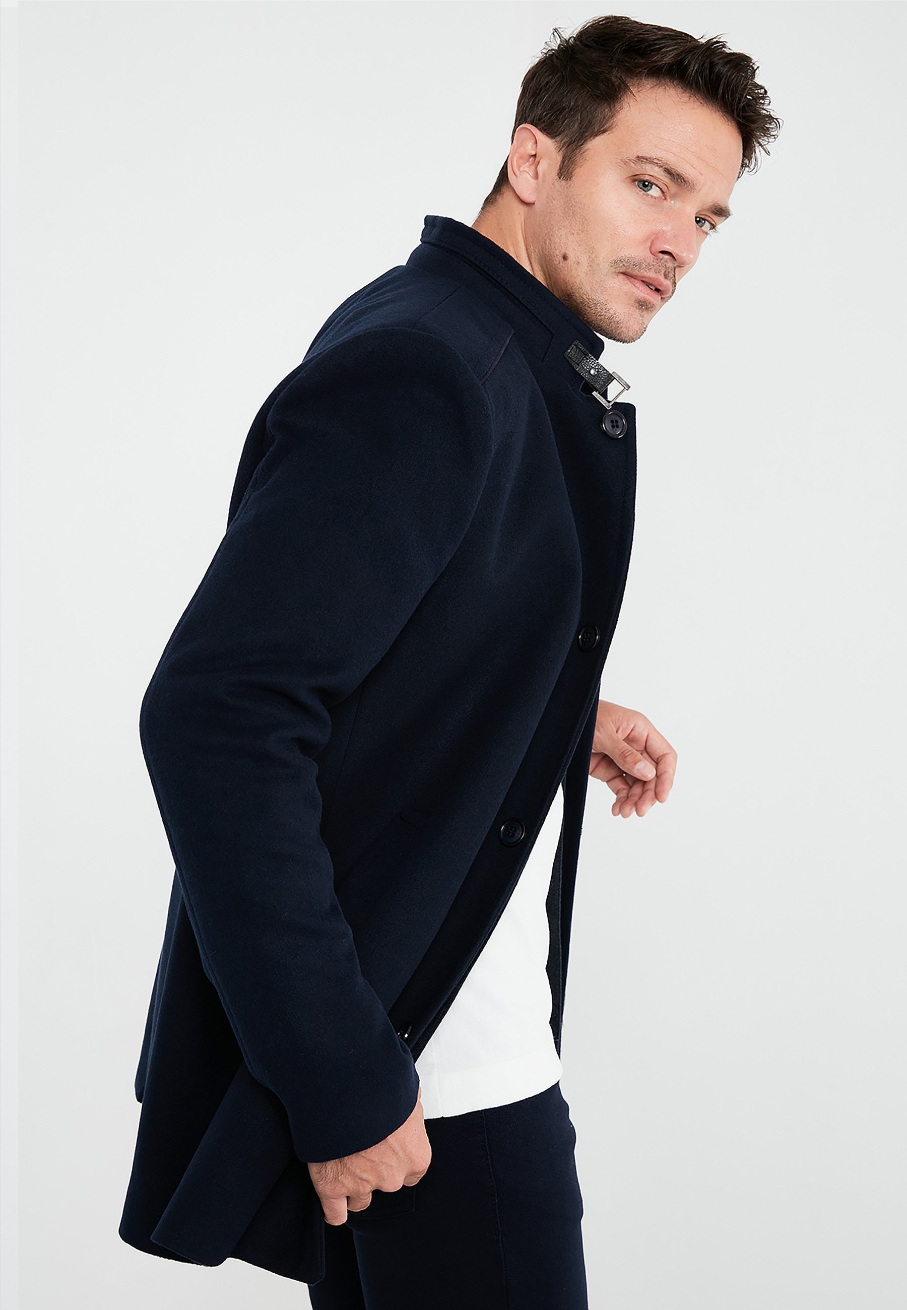 Buratti Manteau court - bleu marine
