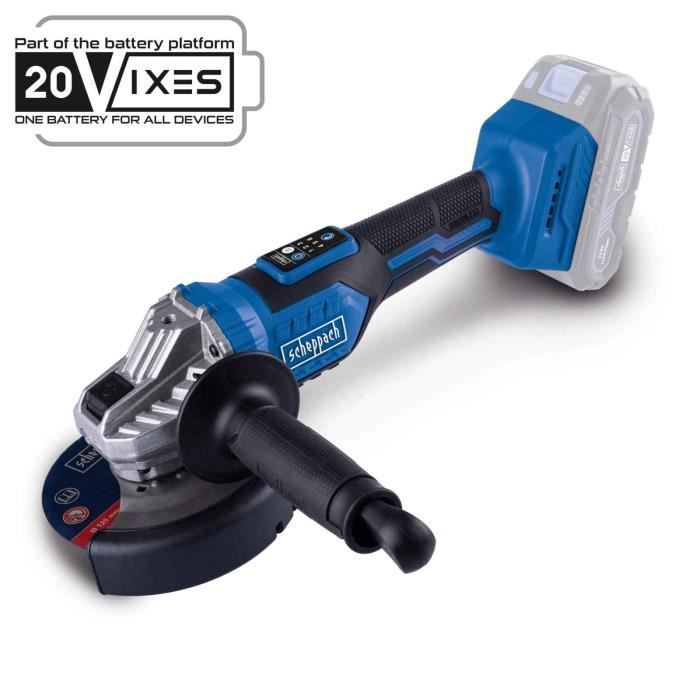 BC-AG125-X Cordless Angle Grinder - Brushless 125mm - Scheppach 20V IXES - without battery or charger