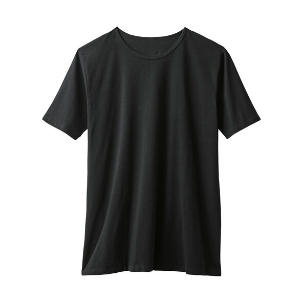 T-shirts, zwart, 3-delige set