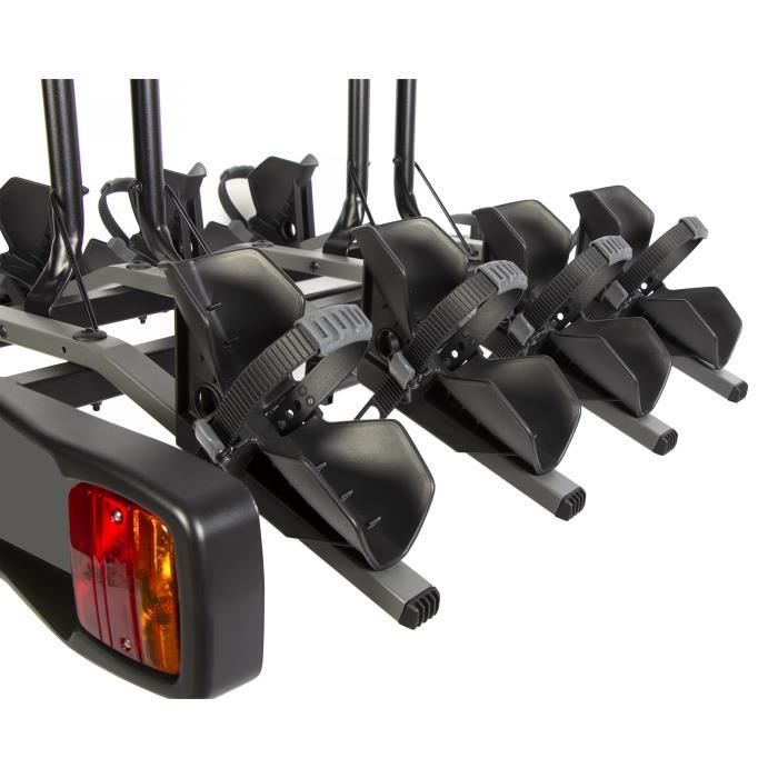 BUZZRACK Fietsendrager met trekhaakbevestiging - BUZZRACER 4 - 4 fietsen - Zwart - Staal