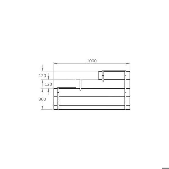 UP 3-Tier, 9-Compartment Raised Garden Bed - Cerland
