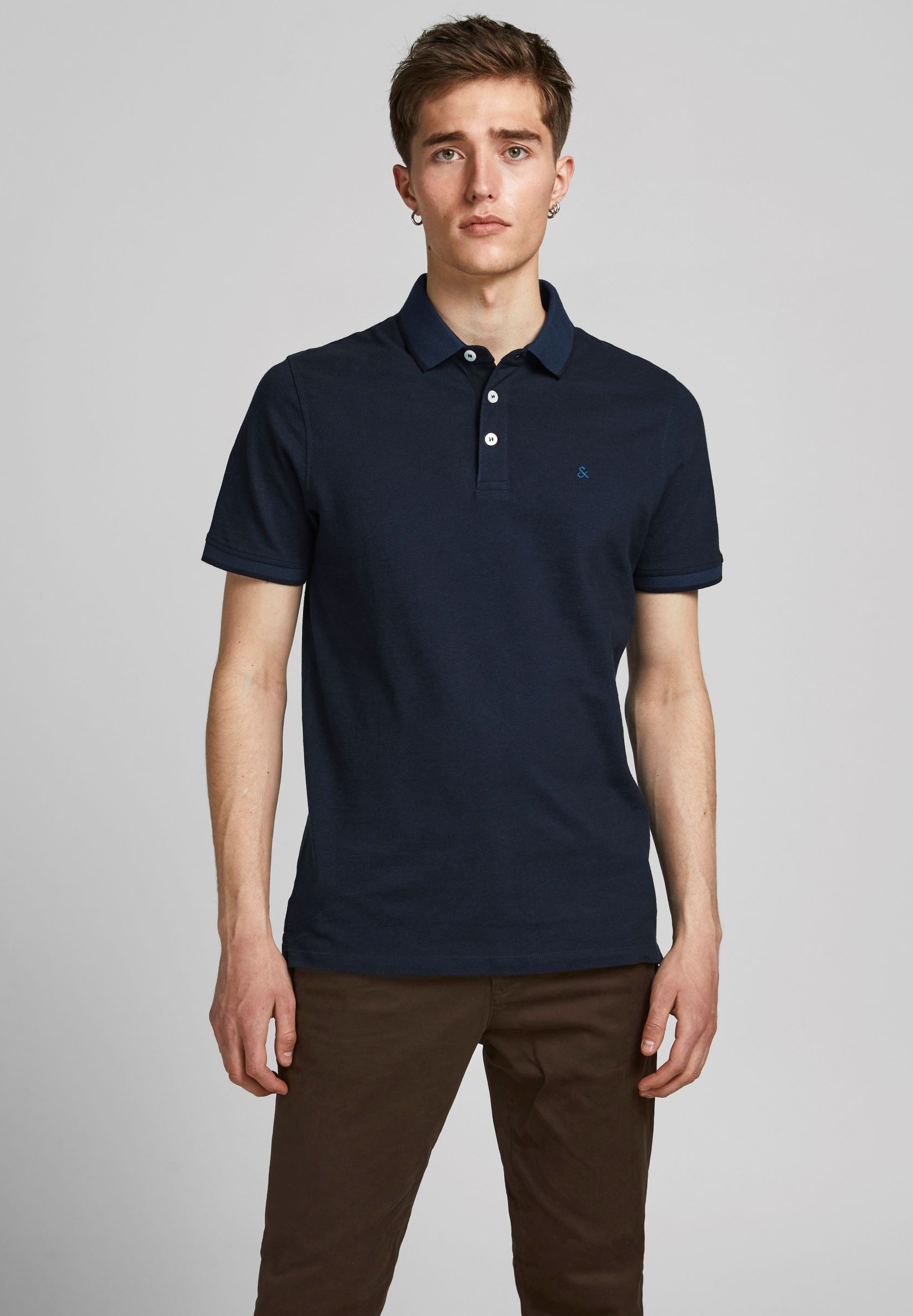 Jack & Jones JJEPAULOS SS NOOS - Polokošile - black