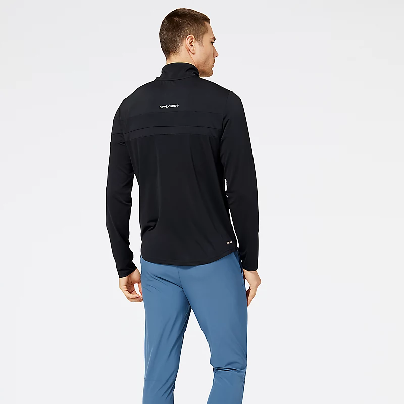 Męska kurtka Accelerate Half Zip – CZARNY