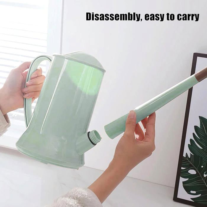 Arrosoir de2 litres à Long Bec en Plastique arroseur détachable Plante arrosoir Vaporisateur d'eau léger Bouteille d'arrosage Label