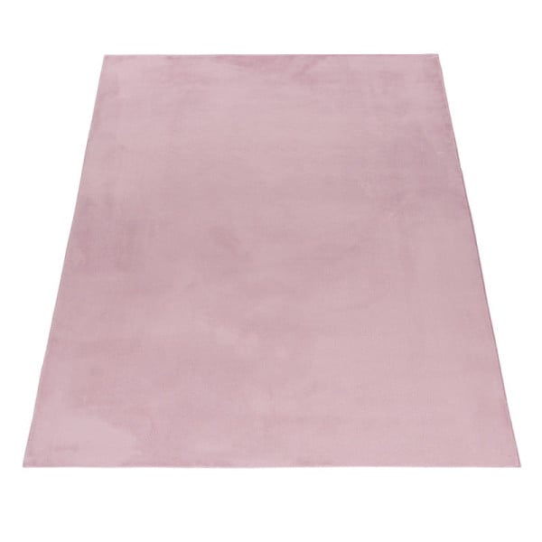 Dywan pluszowy Pouffy pudrowy róż 60 cm x 110 cm