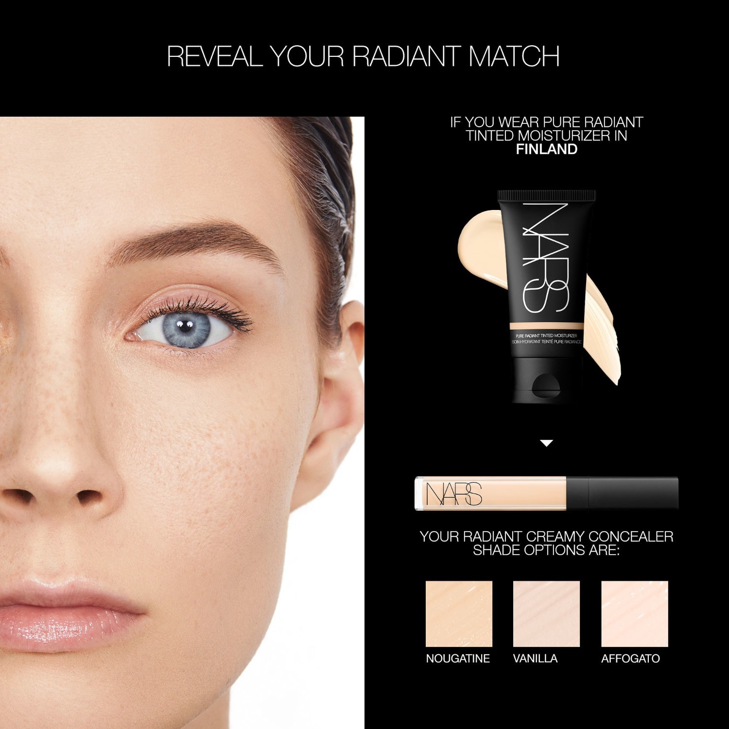NARS „Pure Radiant“ tonuotas drėkinamasis kremas nuo saulės SPF 30, 50 ml
