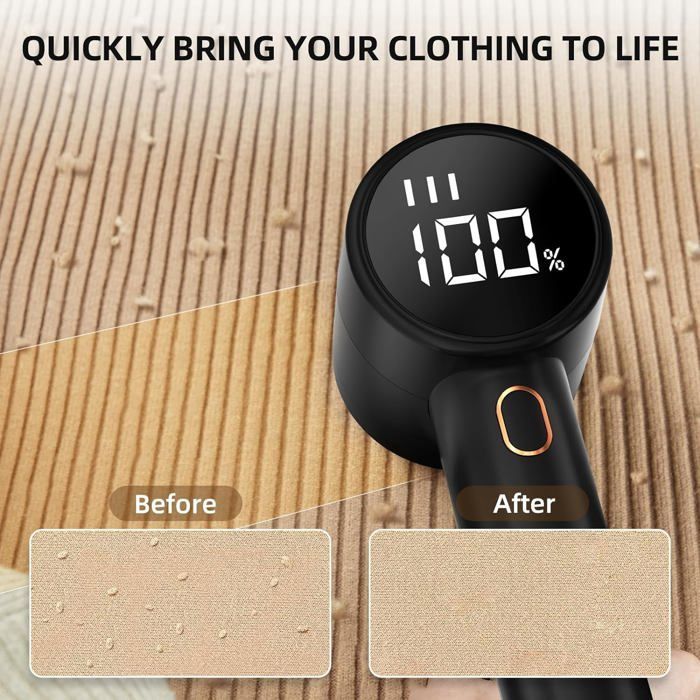 Electric Lint Remover Shaver, Rechargeable Type-C Cable, 6-Blade Head, Lint Remover for Clothes, Sofas, Blankets