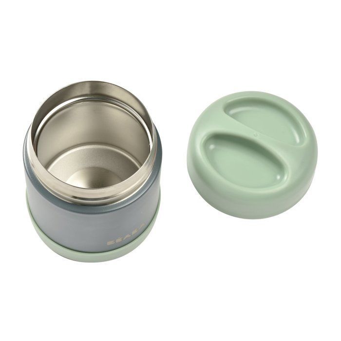 Contenitore termico da 300 ml in acciaio inox, colore grigio minerale.