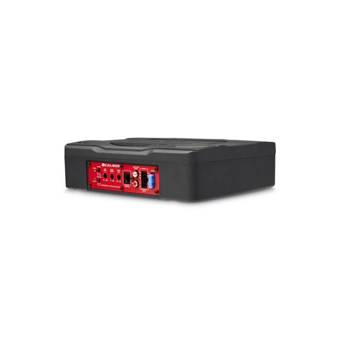 Caisson de basse sous le siège - Caliber BC121US - 50 - 150 Hz 100W RMS 500W Max 290 x 210 x 72 mm Noir