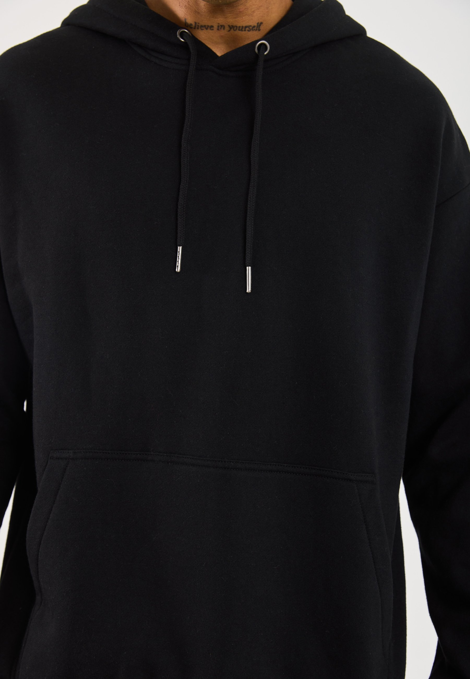 Felpa con cappuccio YOURTURN UNISEX - nera