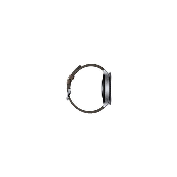 Xiaomi Mi Watch 2 Pro Silver Smartwatch with Brown Leather Strap FD