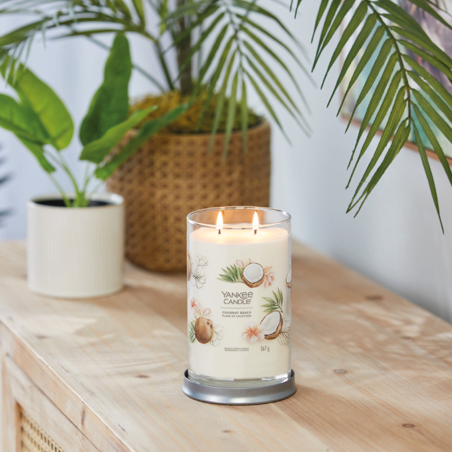 YANKEE CANDLE Grand Gobelet Plage de Cocotiers