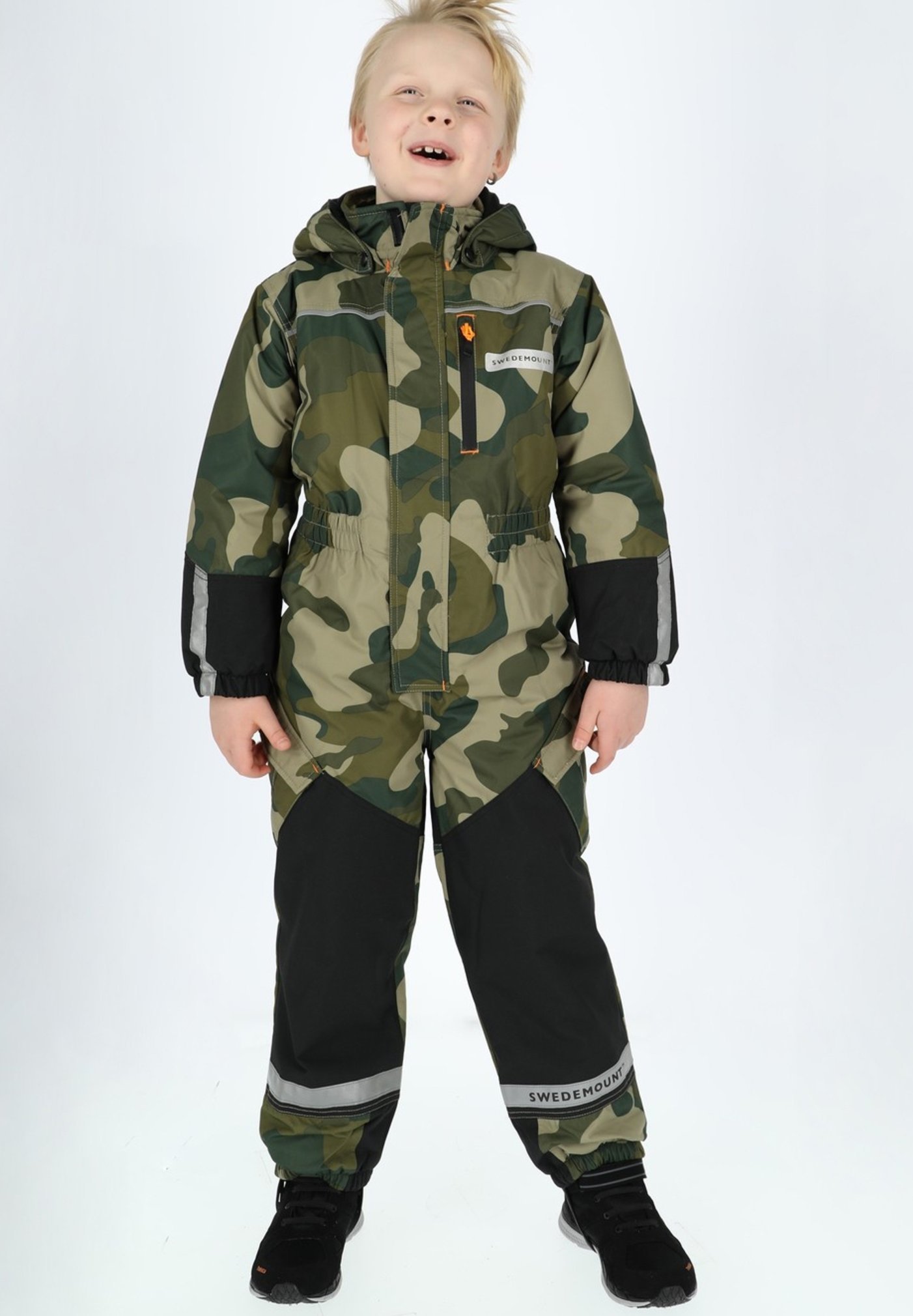 Swedemount NARVIK OVERALL 2 0 JR - Tuta da neve - mimetica verde oliva