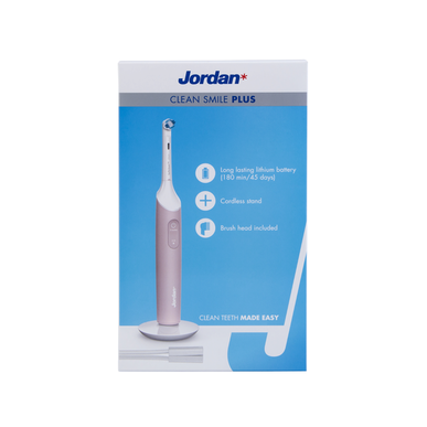 Cepillo de dientes eléctrico Jordan Clean Smile Plus rosa
