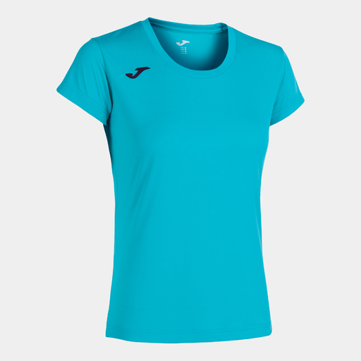 Joma Record II Fluor Türkis Kurzarm-T-Shirt