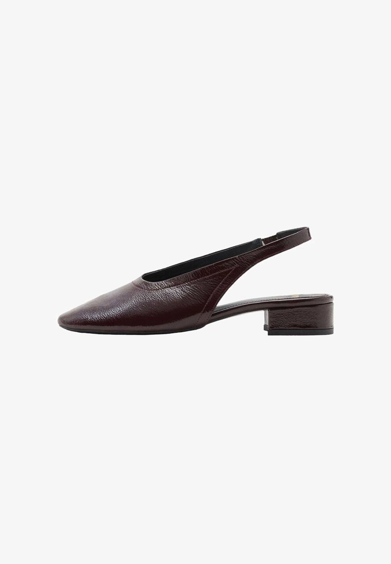Mango BLOCK HEEL - Klasyczne szpilki - bordowe