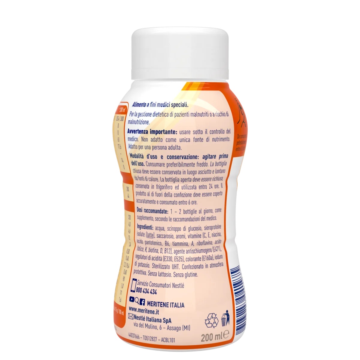 MERITENE Meritene sabor naranja 200 ml Complemento alimenticio