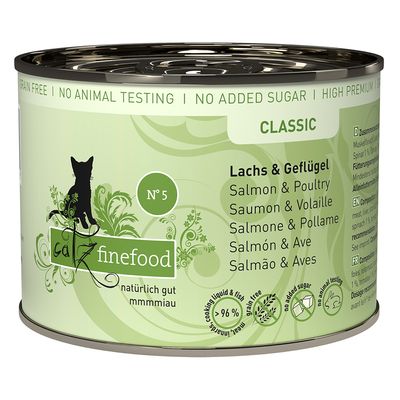 24 x 200 g catz finefood Nassfutter für Katzen – 20 + 4 gratis!*