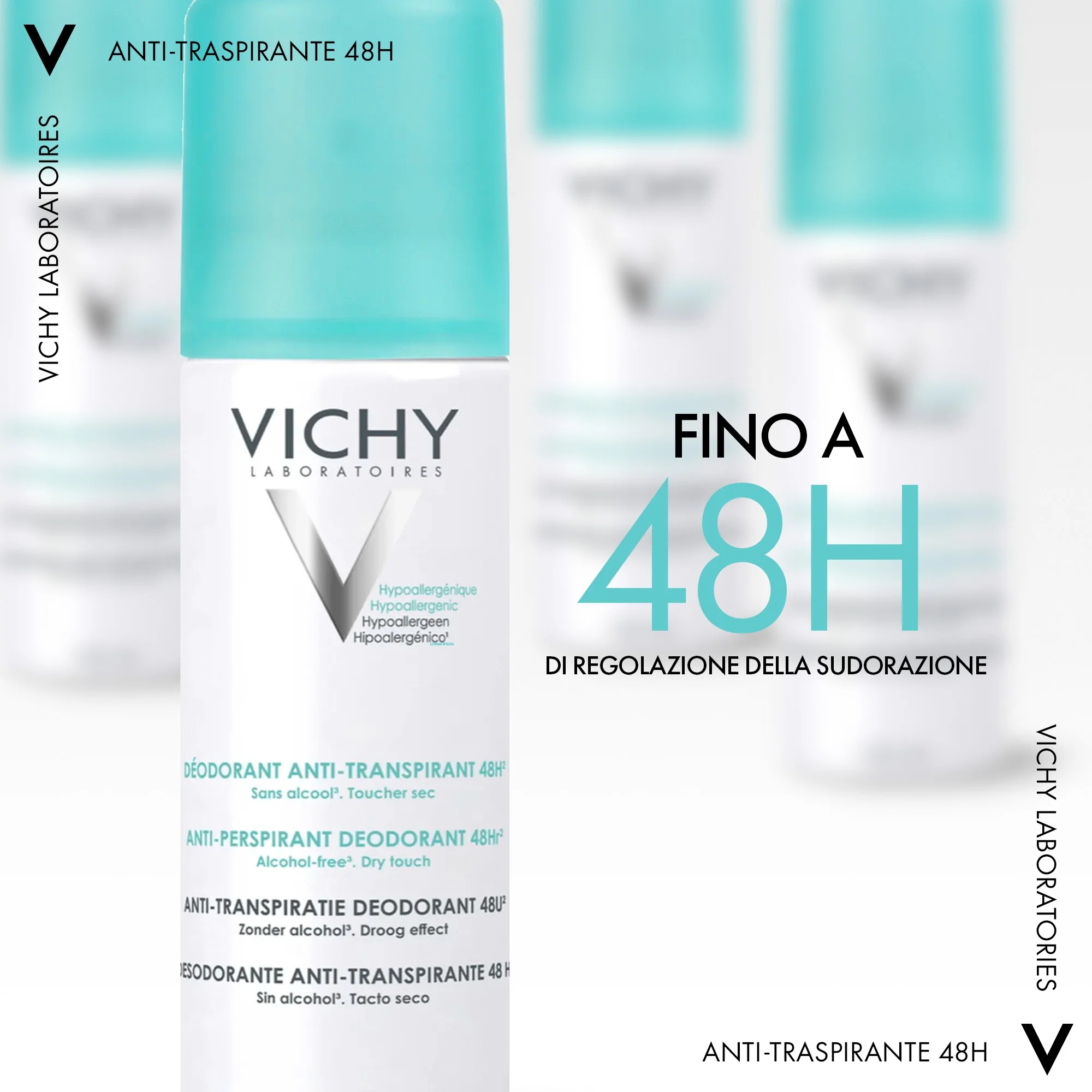 VICHY Vichy deodorant-sprei 125 ml higistamisvastane vahend
