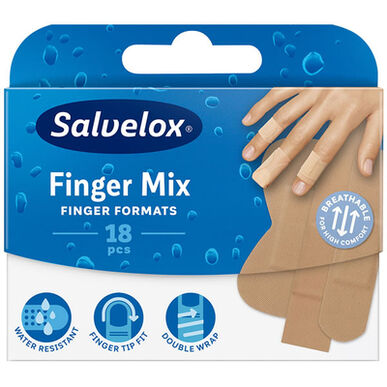 Almohadillas Salvelox Finger Mix, 18 almohadillas