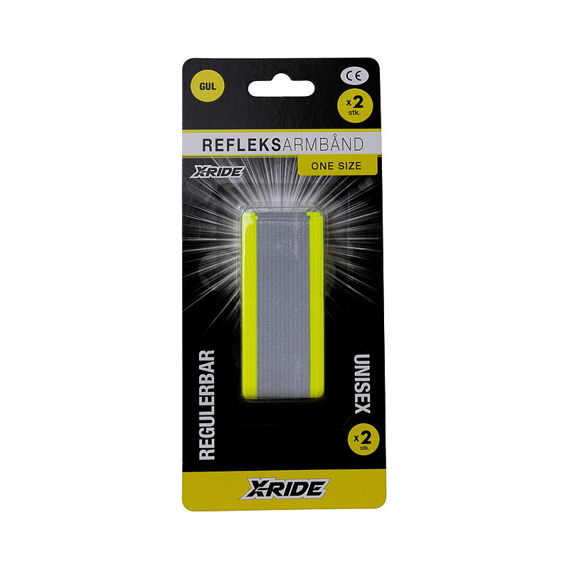 X-RIDE Reflekterande Armband Gul